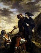 Eugene Delacroix Hamlet and Horatio in the Graveyard oil painting artist